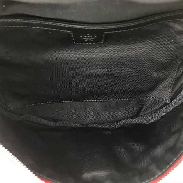 NEW MCM Visetos Coated Canvas Waist Bag Fanny Pack, Red