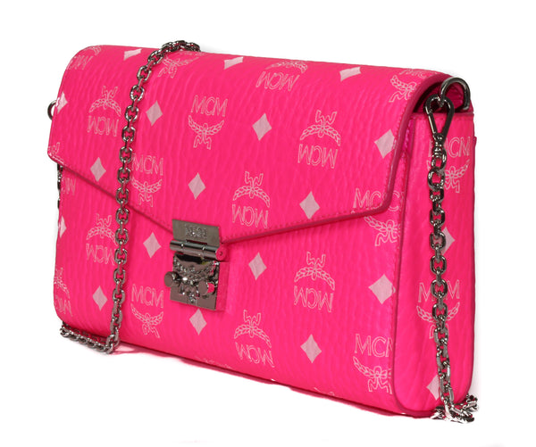 Neon pink mcm outlet