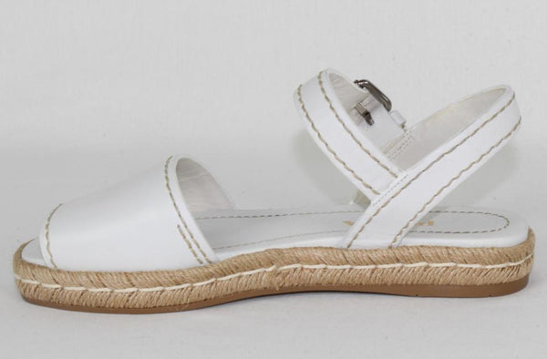 NEW PRADA Women's Montana Leather Sandals, Size 38.5 / 7.5 US