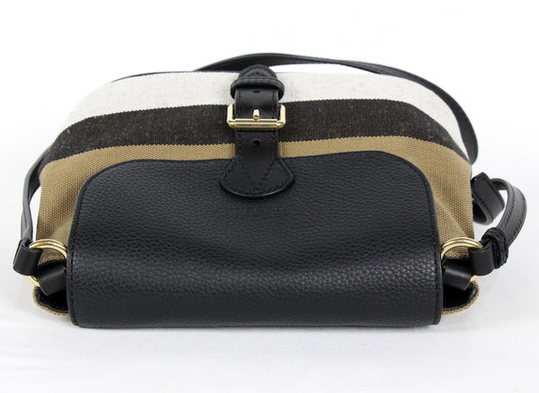 NEW BURBERRY Brit Grainy Canvas Check Small Gowan Crossbody Bag