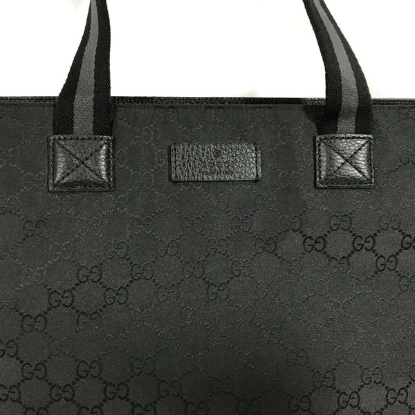 NEW/AUTHENTIC GUCCI GG Nylon Open Top Tote Bag