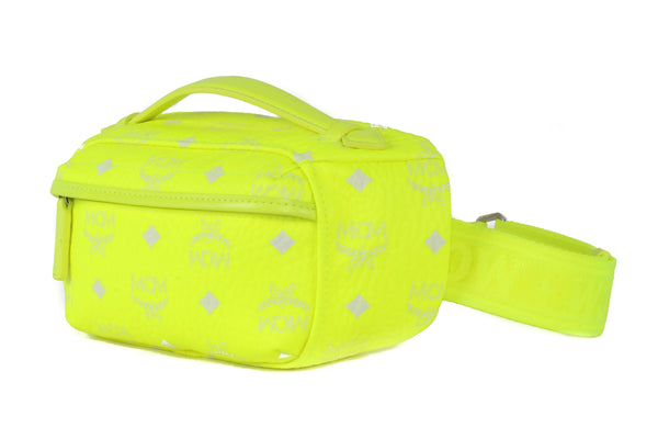 NEW MCM Visetos Small Coated Canvas Crossbody Convertible Waist Bag