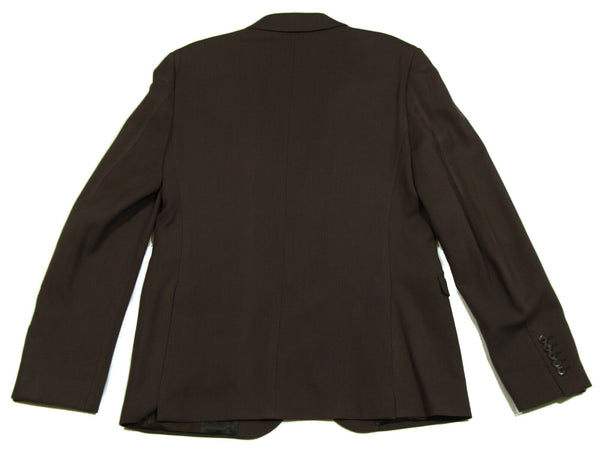 NEW/AUTHENTIC $1760 GUCCI 308502 Men's Wool Blend Jacket, Brown 56G