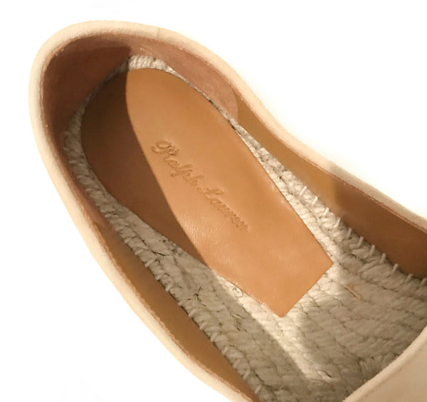 NIB RALPH LAUREN Geyla Suede Espadrille, Size 38/8 US