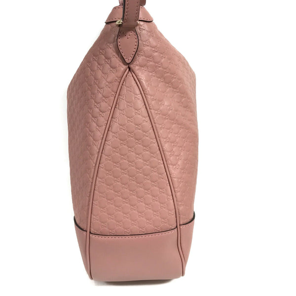 NEW/AUTHENTIC GUCCI Microguccissima Leather Hobo Shoulder Bag