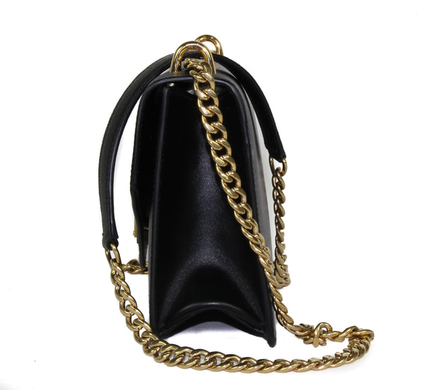 NEW PRADA Pattina Saffiano Leather Crossbody Handbag, Black