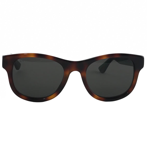 NEW GUCCI 461688 Women's Round Frame Acetate Web Sunglasses 52-21-145