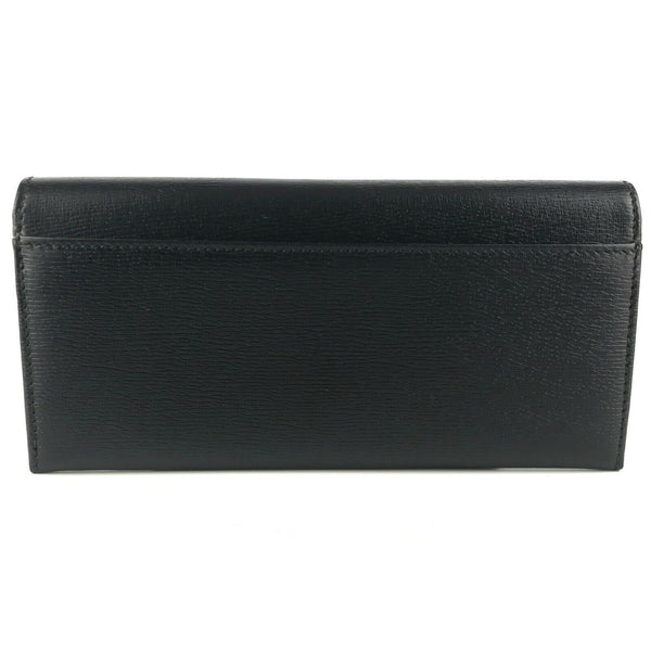 NEW/AUTHENTIC Continental Shangai Leather Flap Wallet with Interlocking G Detail