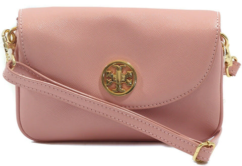 NWT TORY BURCH Robinson Crossbody Clutch Bag, Soft Pink