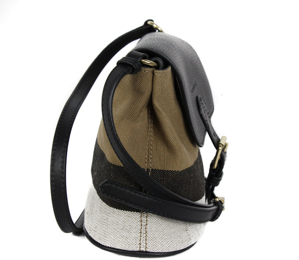 NEW BURBERRY Brit Grainy Canvas Check Small Gowan Crossbody Bag