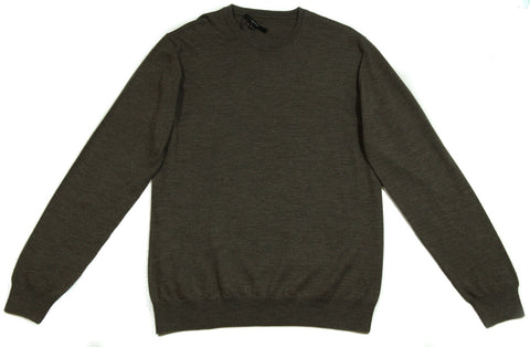 NEW/AUTHENTIC GUCCI 254707 Men's Interlocking G Crewneck Wool Sweater, Sz L