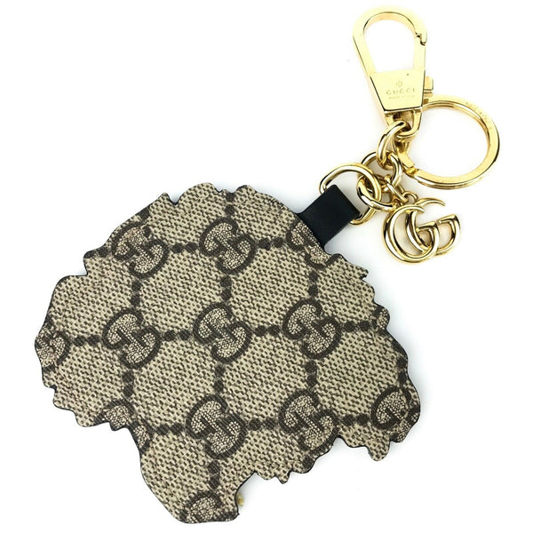 NEW/AUTHENTIC GUCCI Patch Tiger GG Supreme Key Chain, Multicolor