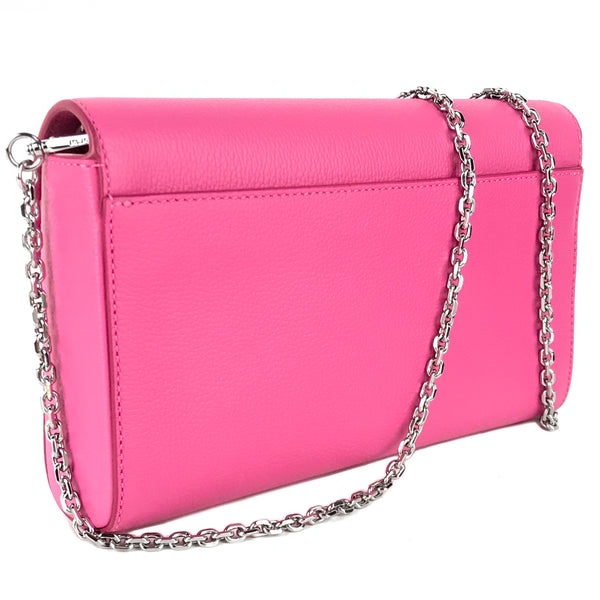 NEW MCM Medium Millie Leather Crossbody, Pink