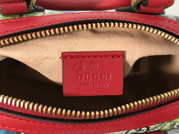 NEW/AUTHENTIC GUCCI GG Supreme Mini Blooms Crossbody Bag