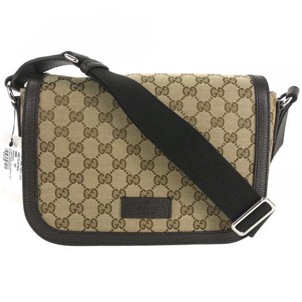 NEW GUCCI 449172 GG Guccissima Medium Canvas Messenger Bag