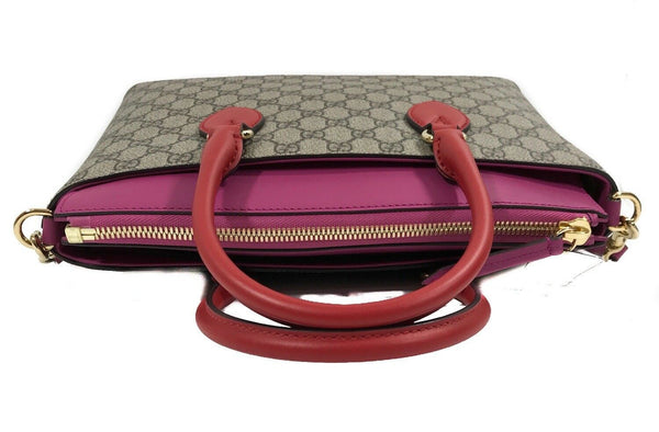 NEW/AUTHENTIC GUCCI 409534 GG Supreme Tote Handbag, Multicolor