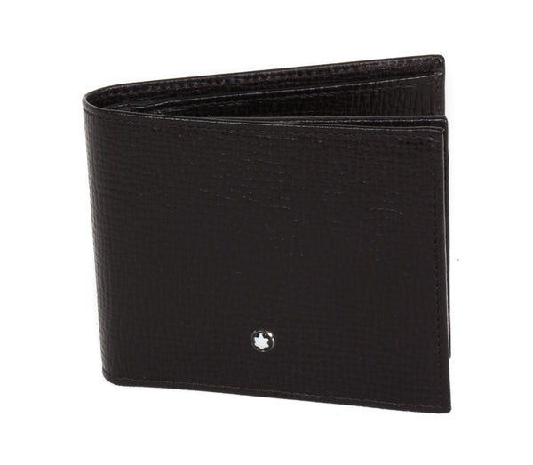 NEW MONTBLANC Men's Meisterstuck Leather Bifold Wallet, Brown