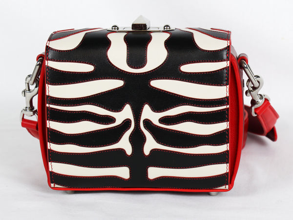 NEW ALEXANDER MCQUEEN Box 16 Nicole Leather Convertible Crossbody Bag