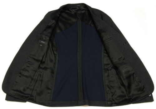 NEW/AUTH $1760 GUCCI 353002 Men's Cotton/Wool Blend Jacket, Black/Gray 48G/38US