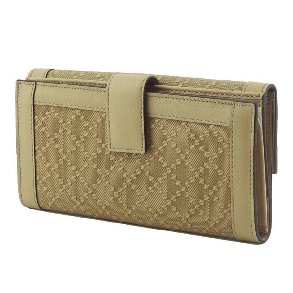 NEW/AUTHENTIC GUCCI 231839 Diamante Leather Continental Wallet