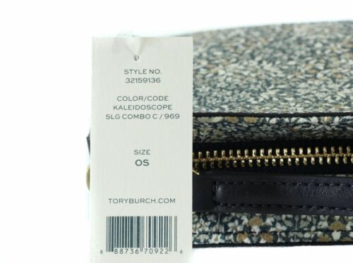 NWT TORY BURCH Kerrington Vinyl Wallet Crossbody Bag, Multicolor