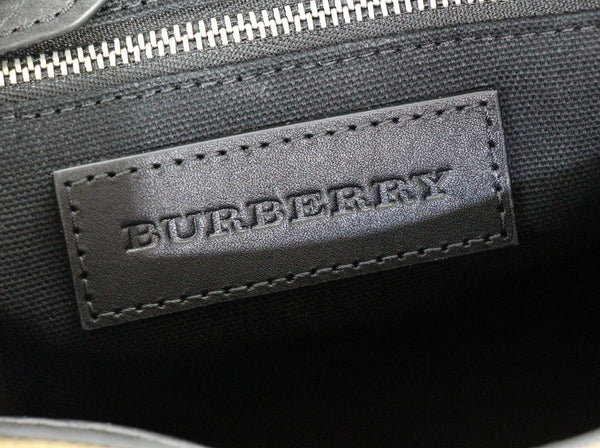 NEW BURBERRY Brit Grainy Canvas Check Small Gowan Crossbody Bag