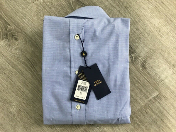 NEW POLO RALPH LAUREN Men's Slim Fit Cotton Stretch Shirt, Sz 16/41