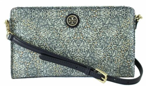 NWT TORY BURCH Kerrington Vinyl Wallet Crossbody Bag, Multicolor