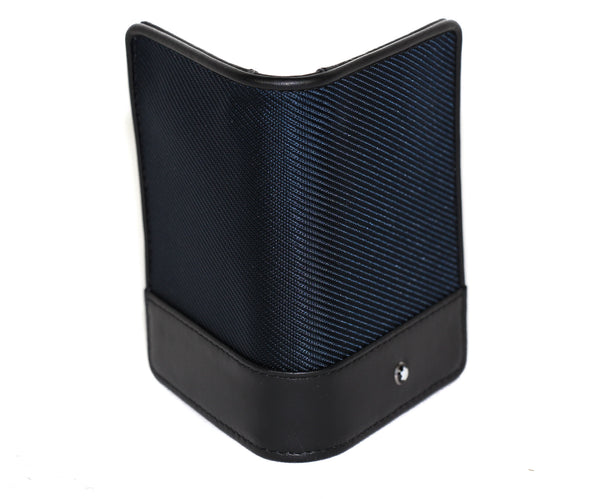 NEW MONTBLANC Nightflight Credit Card Holder Wallet, Blue