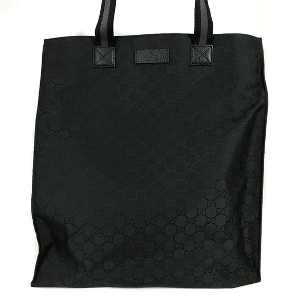 NEW/AUTHENTIC GUCCI GG Nylon Open Top Tote Bag