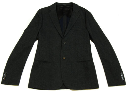 NEW/AUTH $1760 GUCCI 353002 Men's Cotton/Wool Blend Jacket, Black/Gray 48G/38US