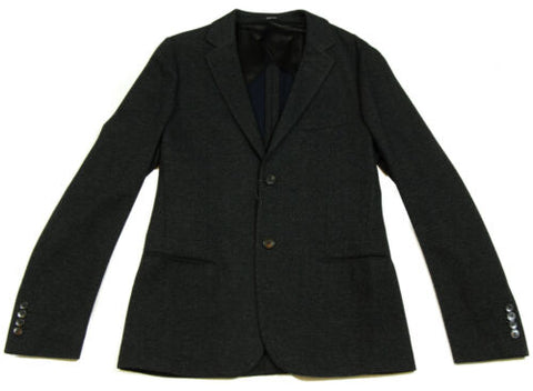 NEW/AUTH $1760 GUCCI 353002 Men's Cotton/Wool Blend Jacket, Black/Gray 48G/38US