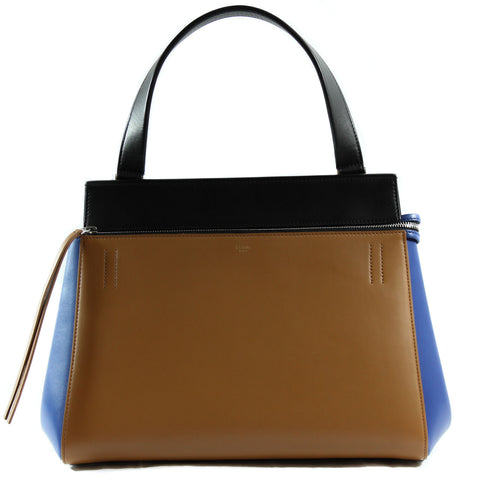 NWT CELINE Medium Edge Satchel Handbag, Multi-Color