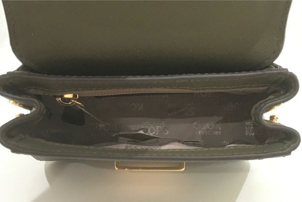 NWT MICHAEL KORS Hamilton Traveler Leather Messenger Crossbody Bag