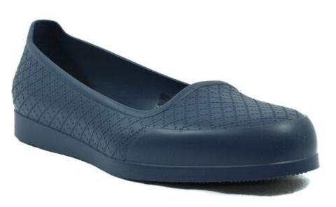 NEW/AUTHENTIC GUCCI Men's Rubber Diamante Overshoe, Blue Size 10