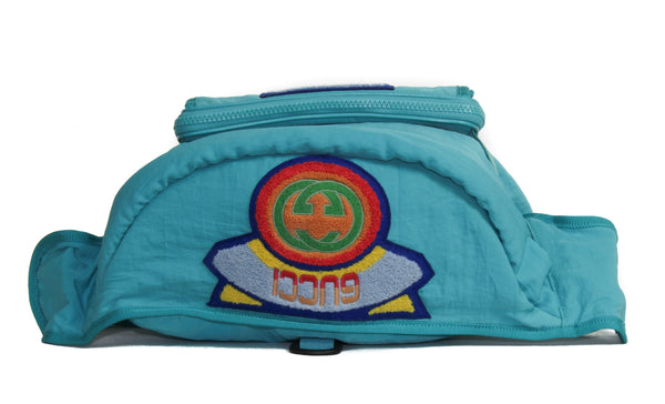 NEW GUCCI 536842 Belt Bag with Gucci 80's Patch Convertible Belt Bag Backpack