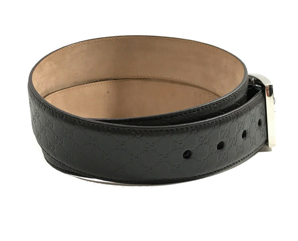 NEW/AUTHENTIC GUCCI 449716 Microguccissima Leather Belt, Dark Brown 105-42