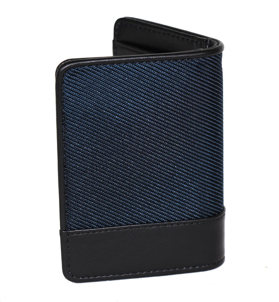 NEW MONTBLANC Nightflight Credit Card Holder Wallet, Blue