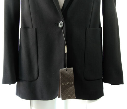 NEW/AUTHENTIC GUCCI 355002 Compact Lady Wool Jacket, 38G US2