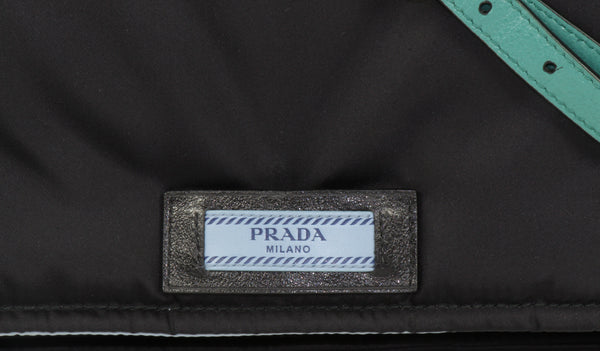 NEW PRADA Pattina Nylon Messenger Bag, Multicolor