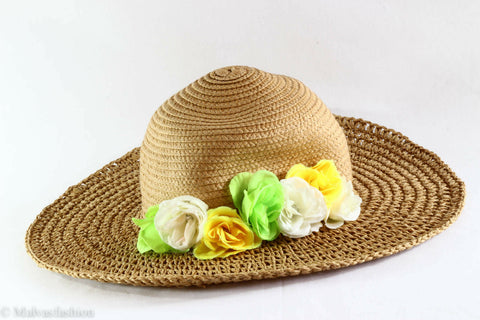 NWT BCBGeneration Luau Floppy Hat, Biscuit