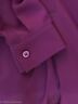 NEW/AUTHENTIC $1158 GUCCI 362041 Long Sleeve Silk Dress, Violet Sz 8US 44G