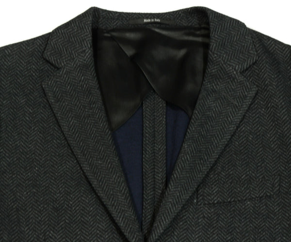 NEW/AUTHENTIC $1760 GUCCI 353002 Men's Wool Blend Jacket, Black/Gray 54G/44US