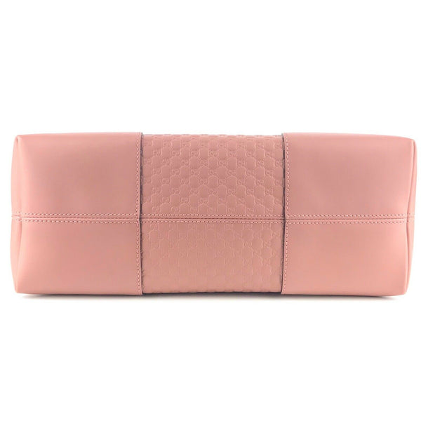 NEW/AUTHENTIC GUCCI Medium Microguccissima Soft Pink Leather Dome Bag