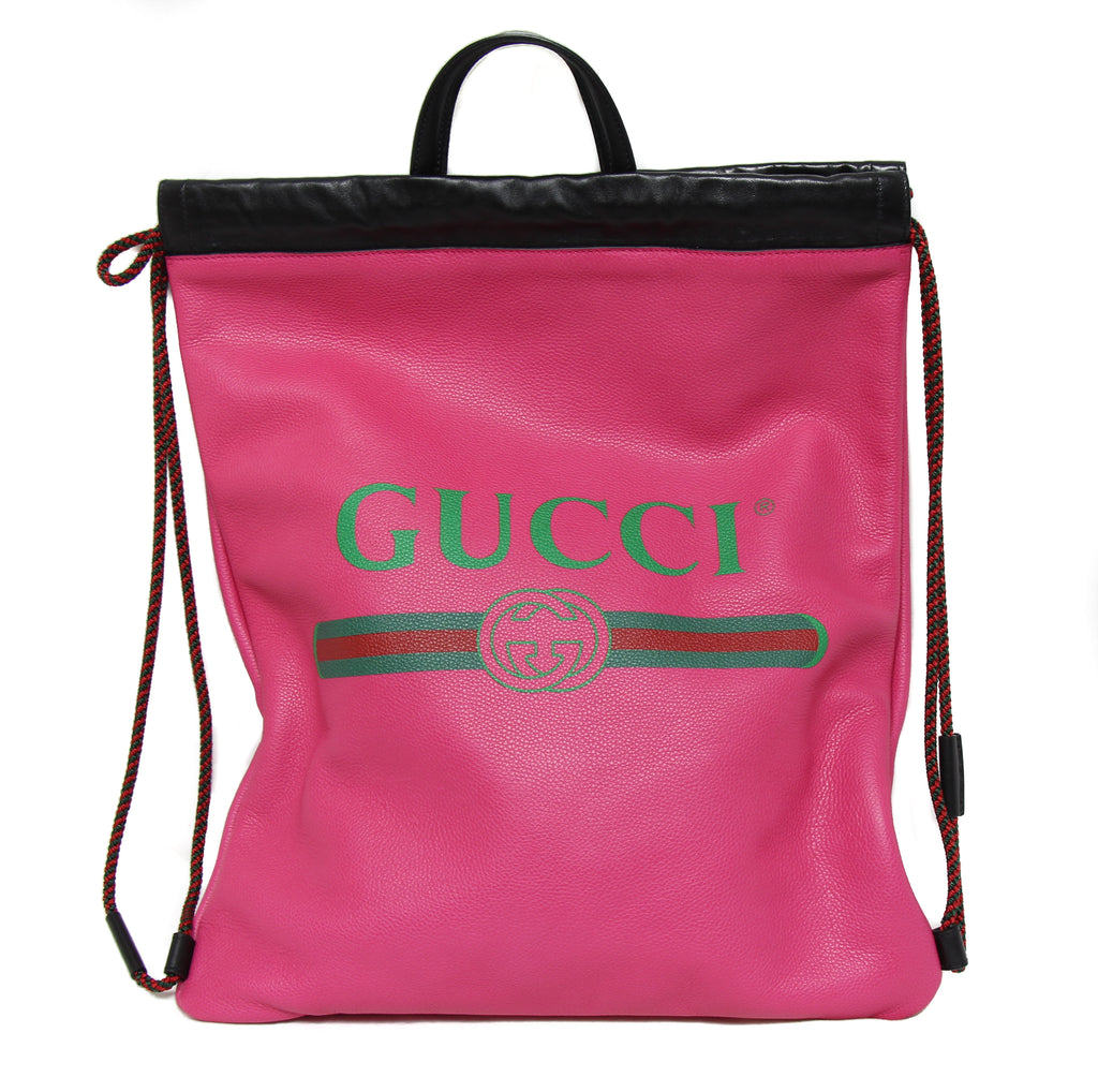 NEW GUCCI 516639 Leather Backpack, Pink – Malvaddiction LLC