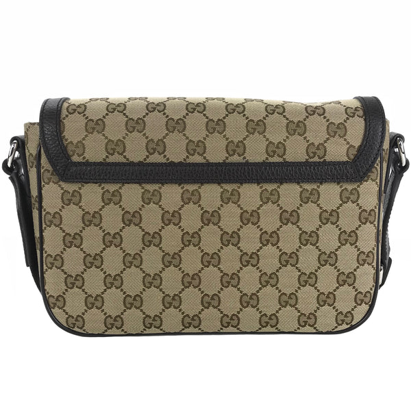 NEW GUCCI 449172 GG Guccissima Medium Canvas Messenger Bag