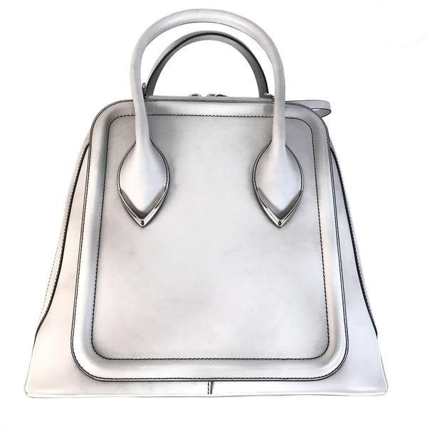 NEW ALEXANDER MCQUEEN North South Pinter Top Handle Leather Bag