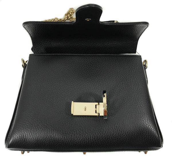 NEW/AUTHENTIC GUCCI 510302 Interlocking G Leather/Chain Borsa Crossbody Bag