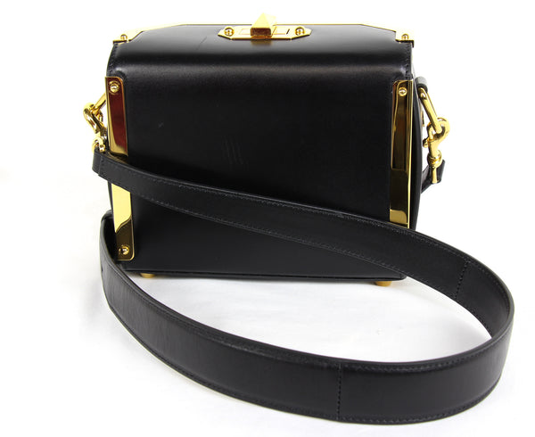 NEW ALEXANDER MCQUEEN Box 19 Convertible Seta Lux Leather Crossbody Bag