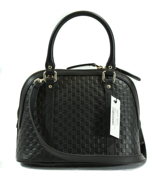 NEW/AUTHENTIC GUCCI 449654 GG Microguccissima Mini Dome Leather Crossbody Bag